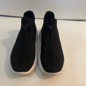 Guess Black and White Slip-On Sneakers